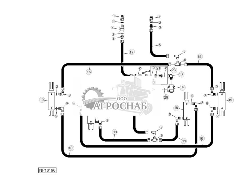 Гидравлическая система регулятора заглубления (4000 - ) - ST537915 211.jpg